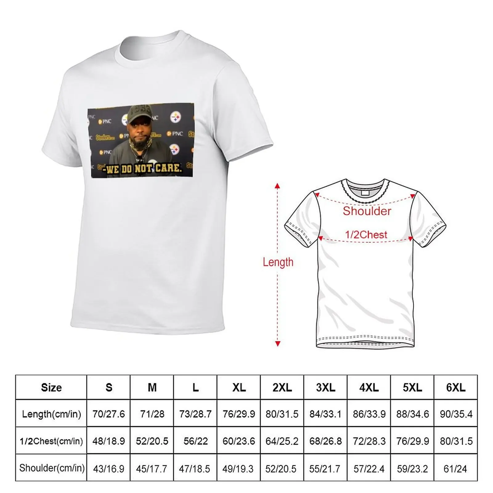 We Do Not Care Mike Tomlin T-Shirt blacks cute clothes black t-shirts for men