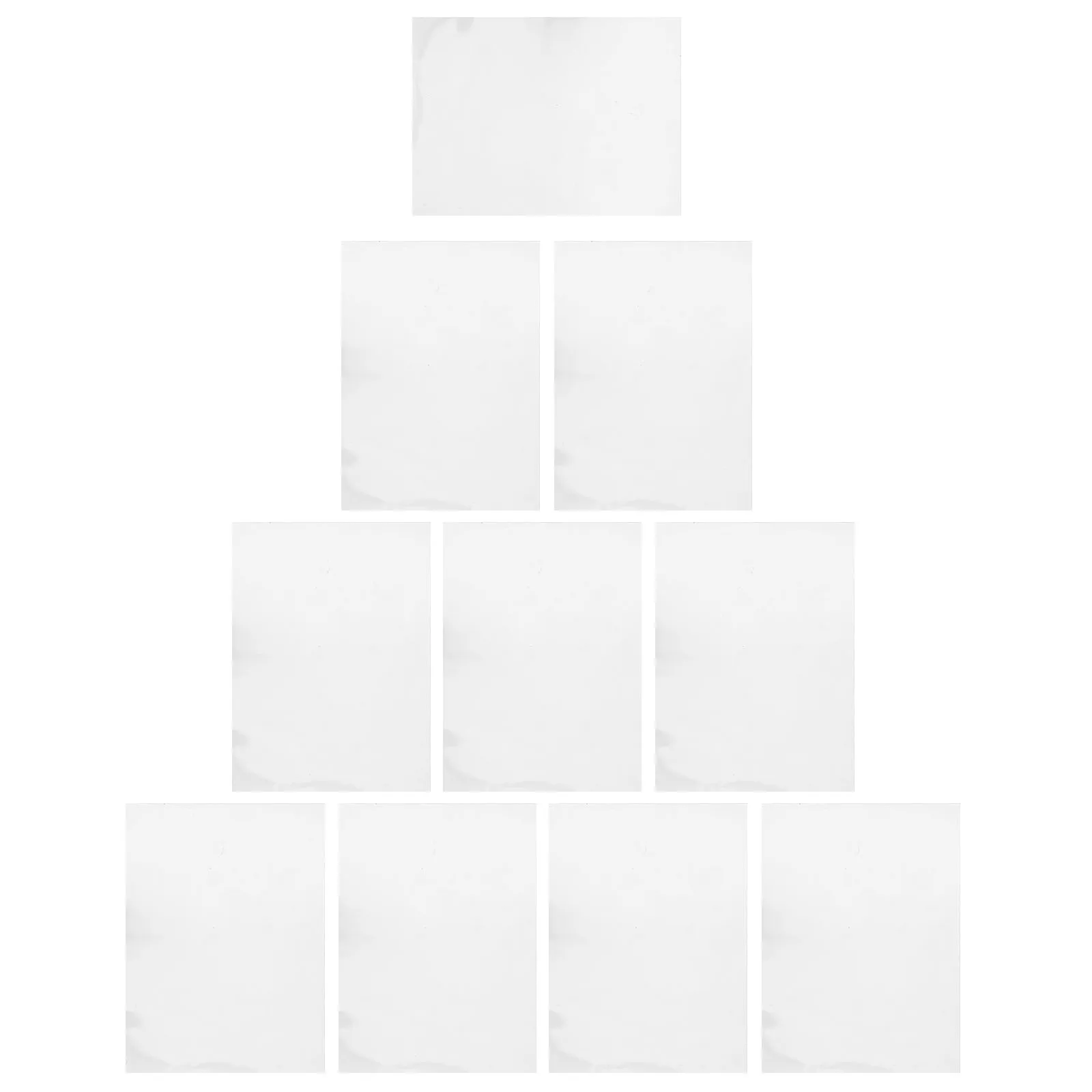 10 Sheets High Transparency Double Sided Adhesive Sheet Clear Strong Tape for DIY Crafts Poster Removable Double Sided Tape