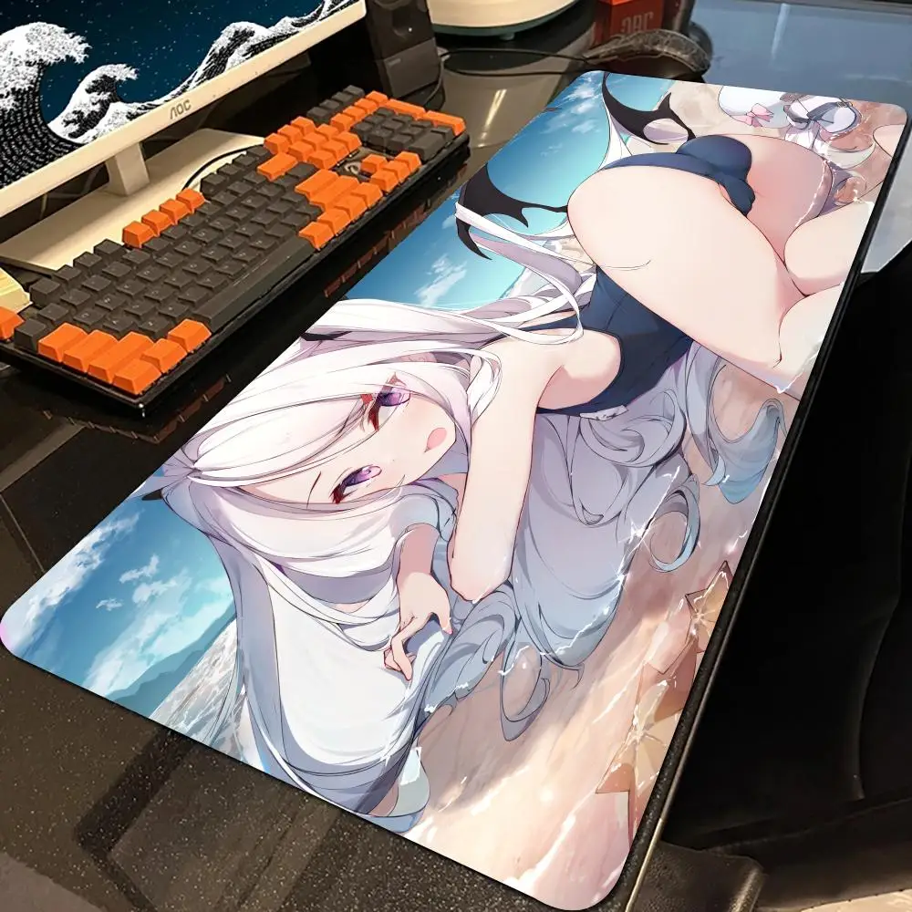 

Hot Fashion Viedeo Game Blue Cute Sorasaki Hina Mouse Pad Large Computer Mouse Pad Gaming Mouse Pad Waterproof PU Leather Mouse Pad