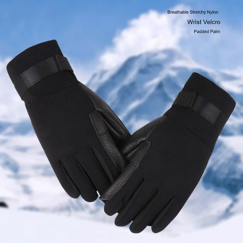 Rappelling Gloves Non Slip Abrasion Resistant for Outdoor Mountaineering Rock Climbing Speed Descending Training Activities