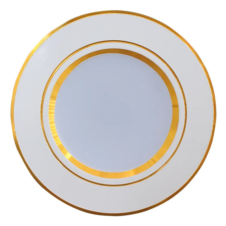 Led Downlight Ceiling Recessed Downlight Round Slim Panel Light Home Store Use 7w 9w 12w 18w 24w 30w