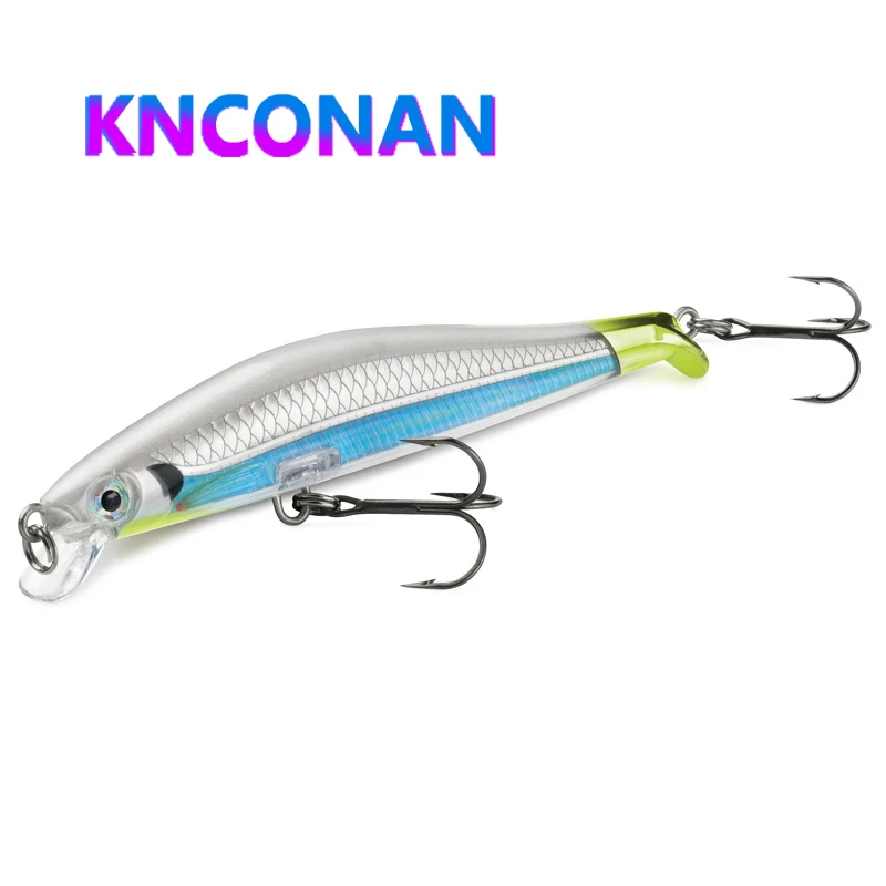 

90mm 7.7g Floating Minnow Jerkbait Fishing Lure Artificial Hard Bait Wobblers for Pike Plastic Swimbait Professional Tackle