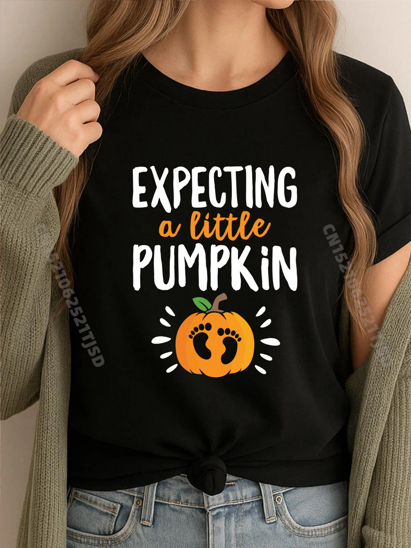 

Оголошение о беременности с маленькой тыквой, одежда на Хэллоуин, роскошный бренд Street