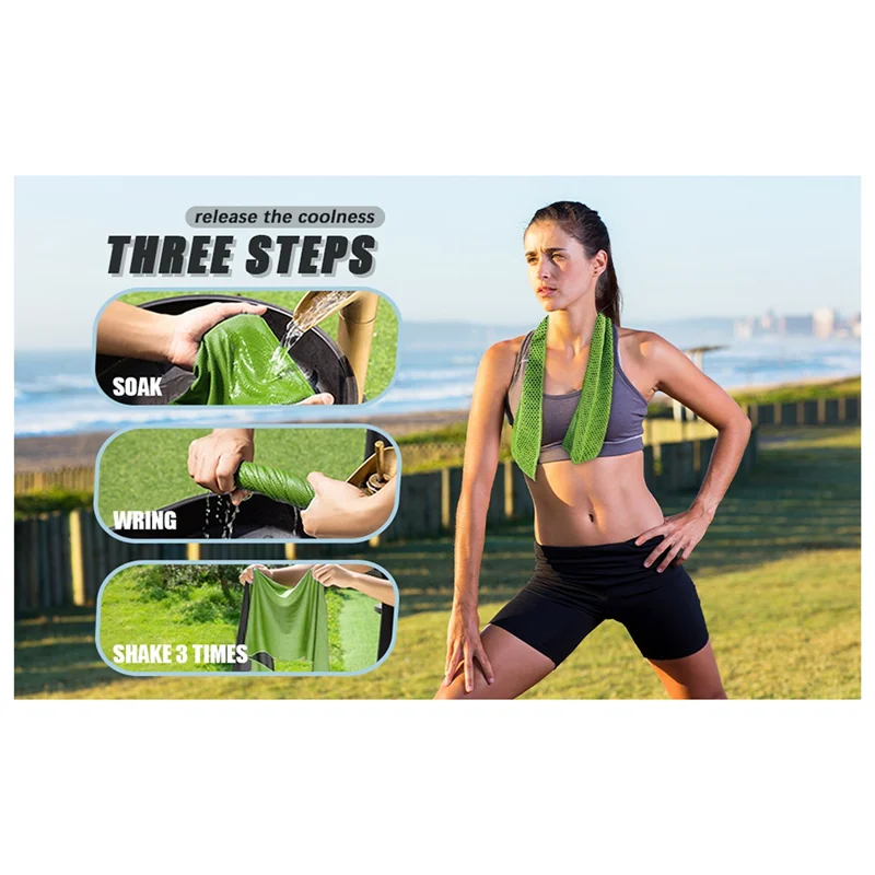 

RTENTE-Cold-Feeling Sports Towel, Quick-Drying, Outdoor Cooling, Cold Towel, Fitness And Running Sweat-Wiping Ice Towel