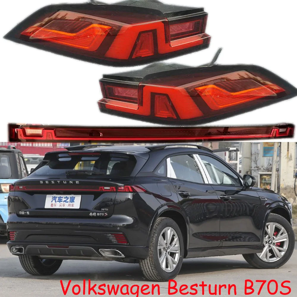 1pcs Car accessories bupmer tail light for Volkswagen Besturn B70S taillight LED 2021~2024y fog for VW Besturn B70S rear light