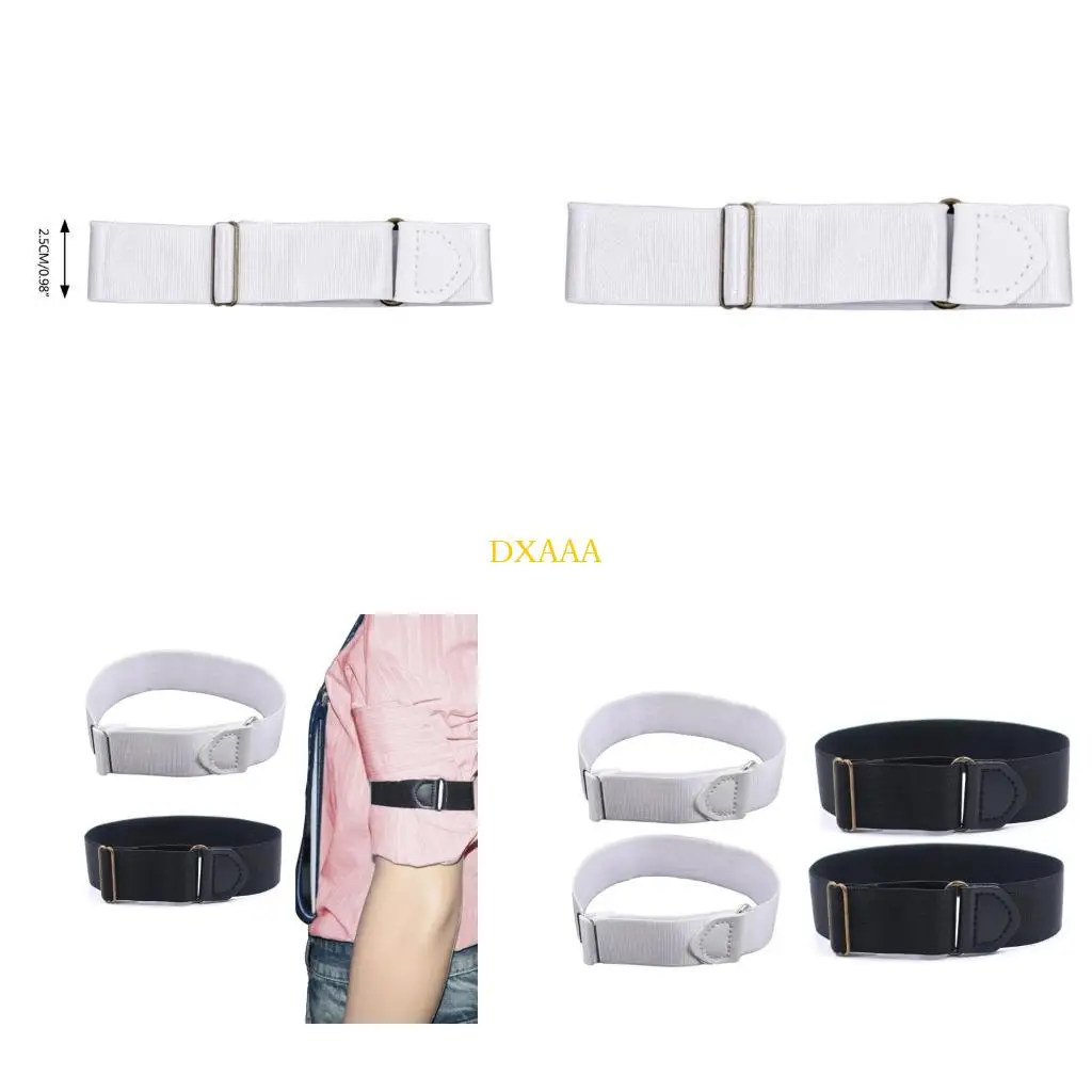 DXAA Sleeve Holder for Women Male Adjust Shirt Arm Garters Shirt Sleeve Cuff Band