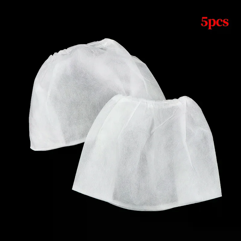 5pcs Nail Dust Collector Replacement Bags Non-woven Nail Art Tips Dust Bags High Quality Durable
