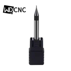 Mini End Mill 0.1-0.9 mm Tungsten Carbide CNC Router Bit TiCN Coated Micro Milling Cutter