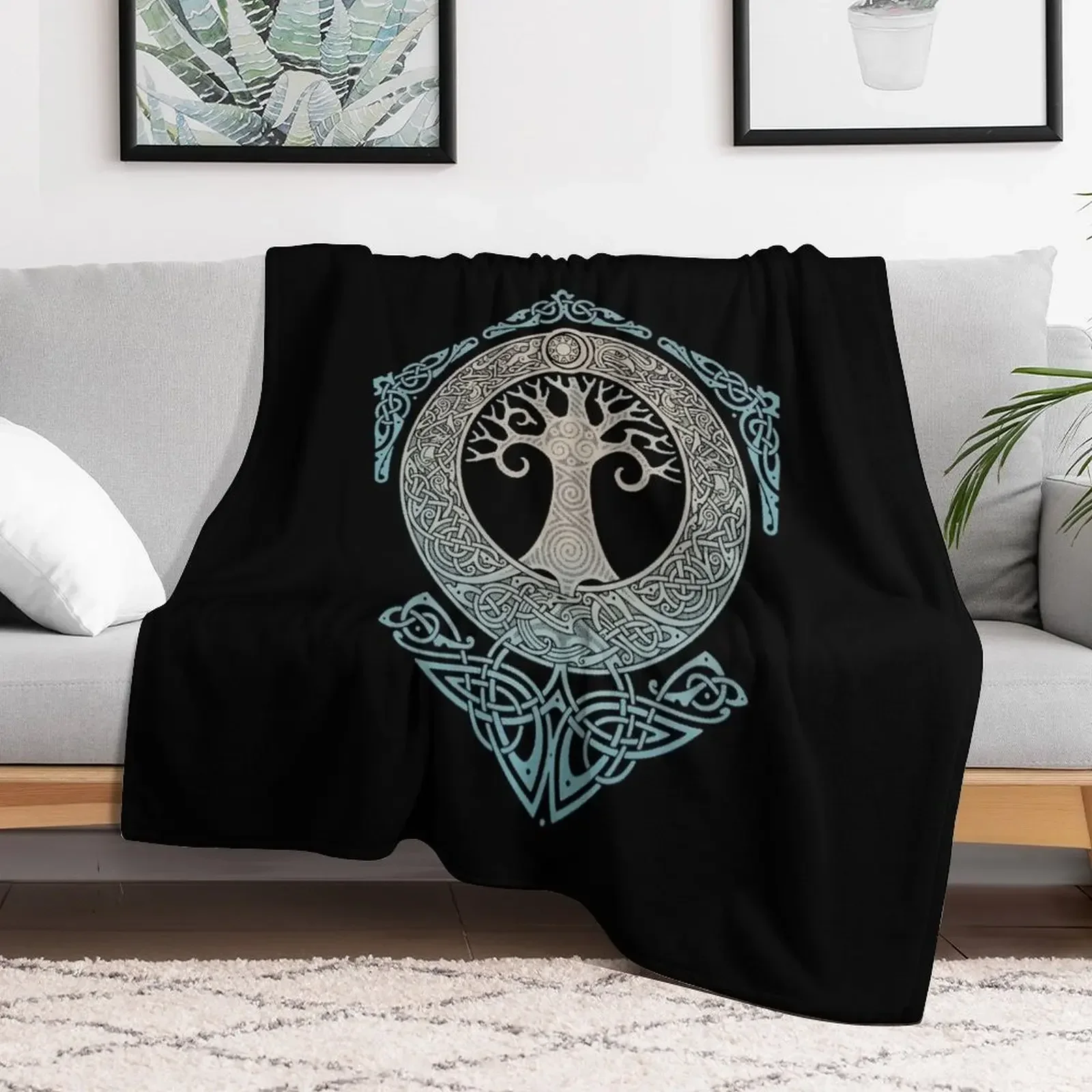 

YGGDRASIL.TREE OF LIFE. Throw Blanket Multi-Purpose Designers Blankets