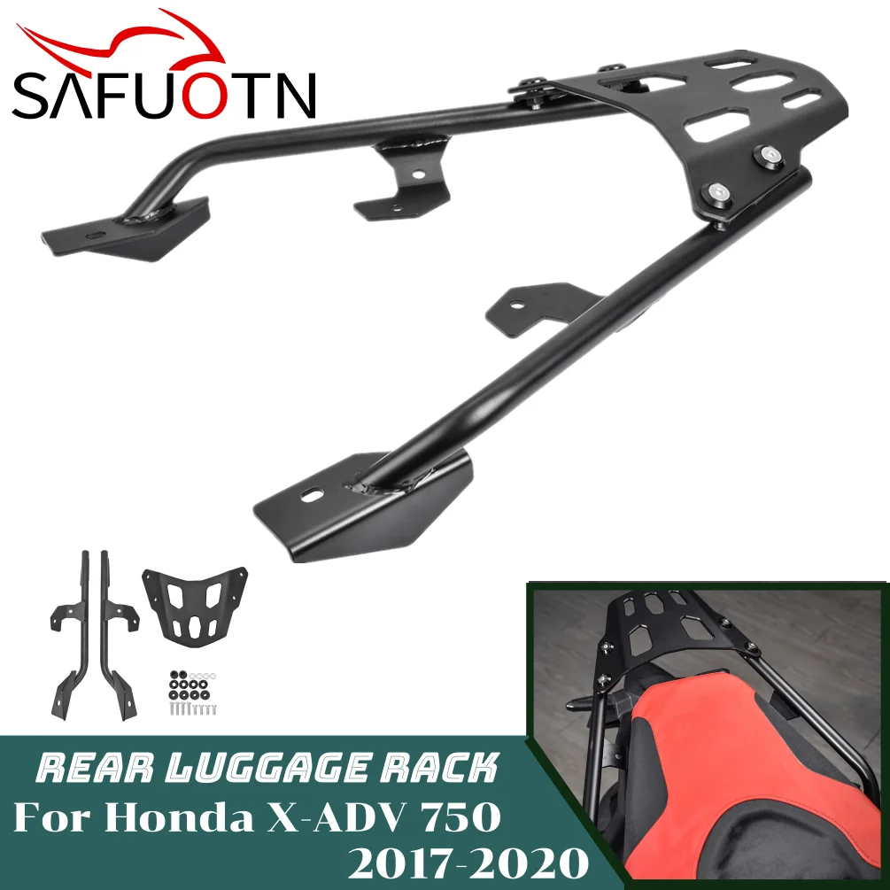 

X-ADV750 Rear Luggage Cargo Rack Carrier Mount Backrest for Honda X-ADV XADV 750 2017 2018 2019 2020 Motorcycle Shelf Holder