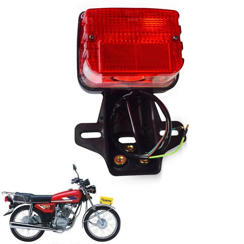 

Motorcycle Tail Lamp for Honda Lifan Loncin Dayang Jialing Haojue Qjmotor Moto Ciclo CG125 FT125 DT125 HJ125 Rear Stop Light