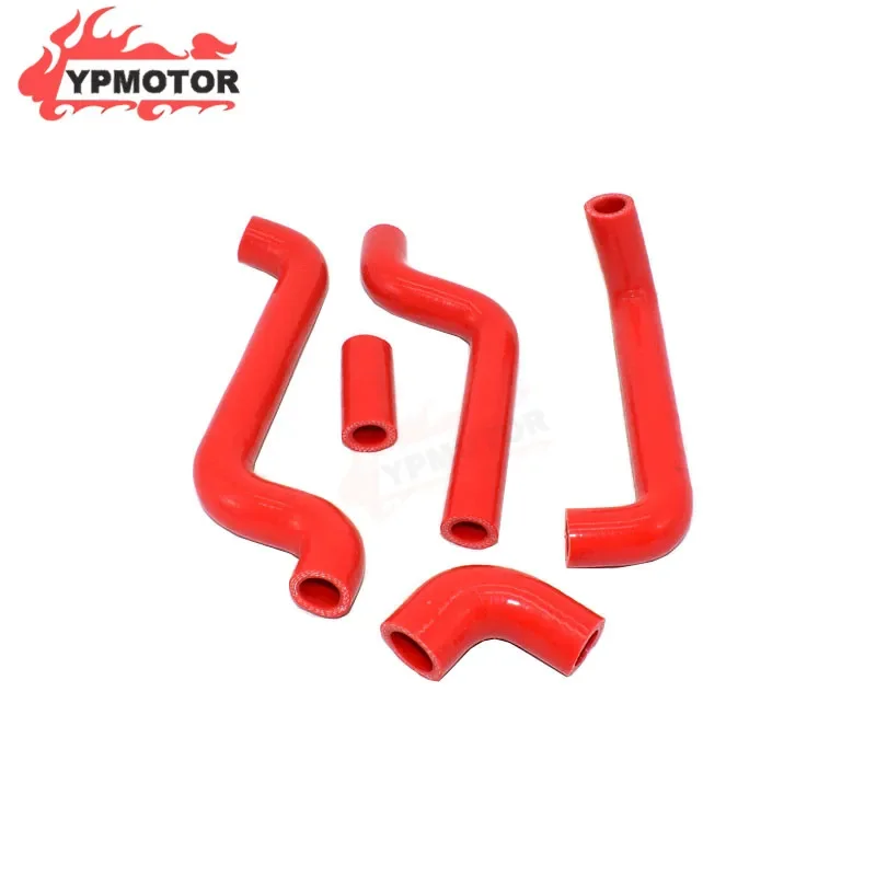 RS 125  Red Motorcycle Sport Bike Silicone Radiator Hose Water Pipes Coolant Tube For Aprilia RS125 2005-2011 2006 2007 08 09