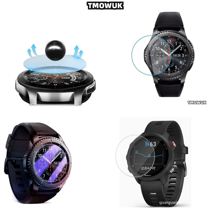 

For Samsung Gear Sport Gear 2 3 4 zero Ultra-Thin Tempered Glass Screen protector 9H Hardness Anti-Scratch Premium