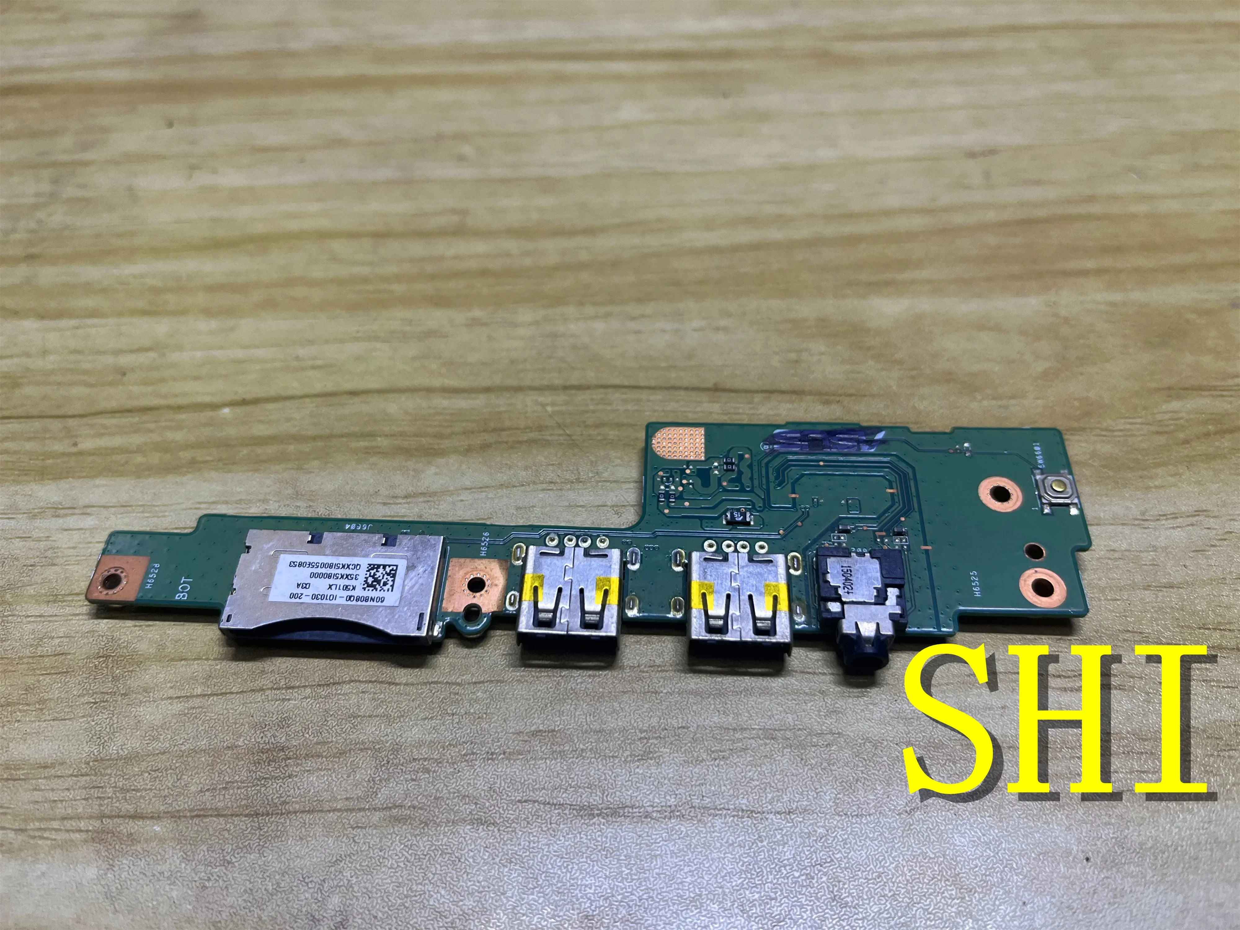

Used For ASUS K501LX IO Laptop Card reader USB audio Jack Power Button Board Test OK free shipping
