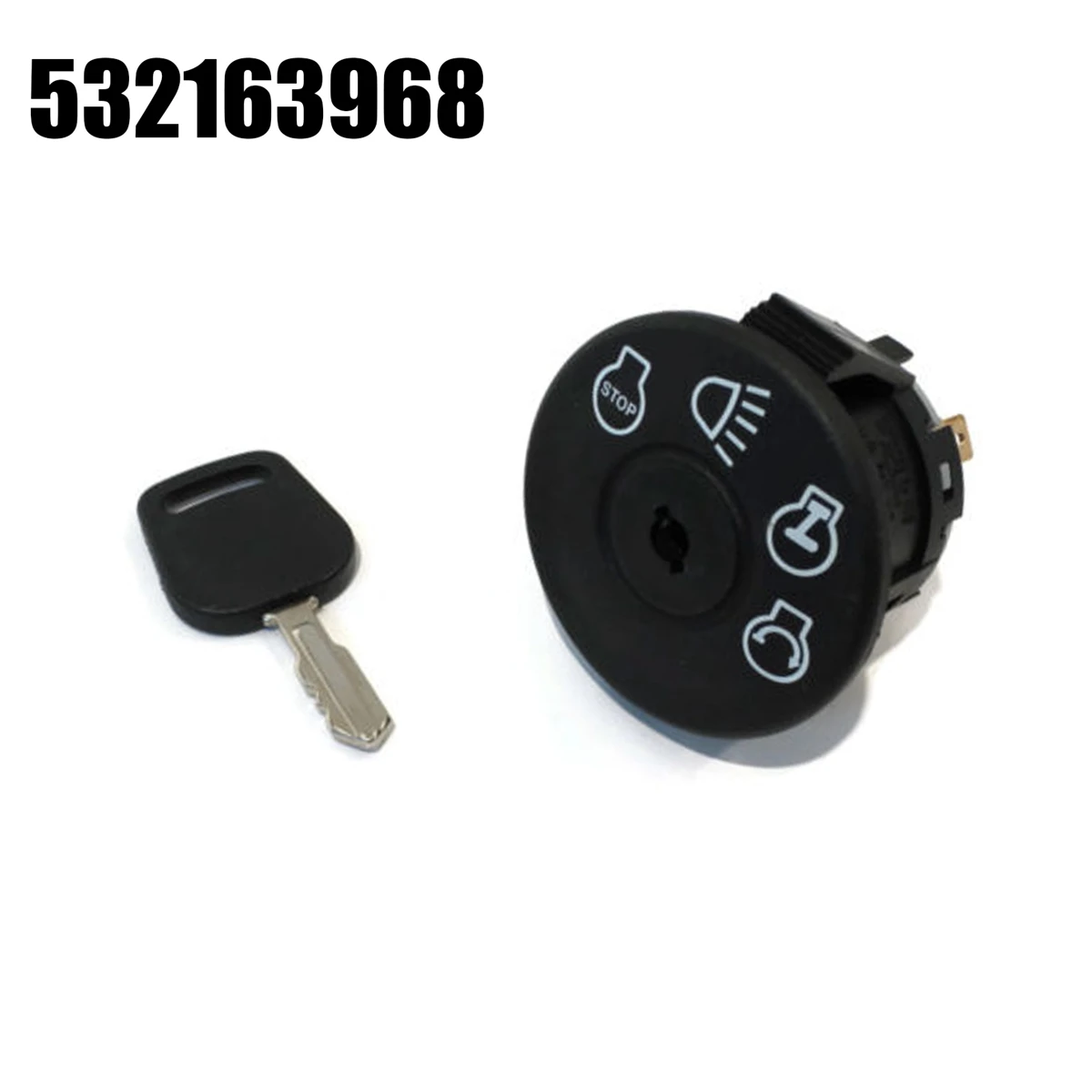 532163968 532175566 Ignition Switch Ignition Key Switch with Key for John Deere L120 L130 G110 Ly18 Lawn Mower Tractor