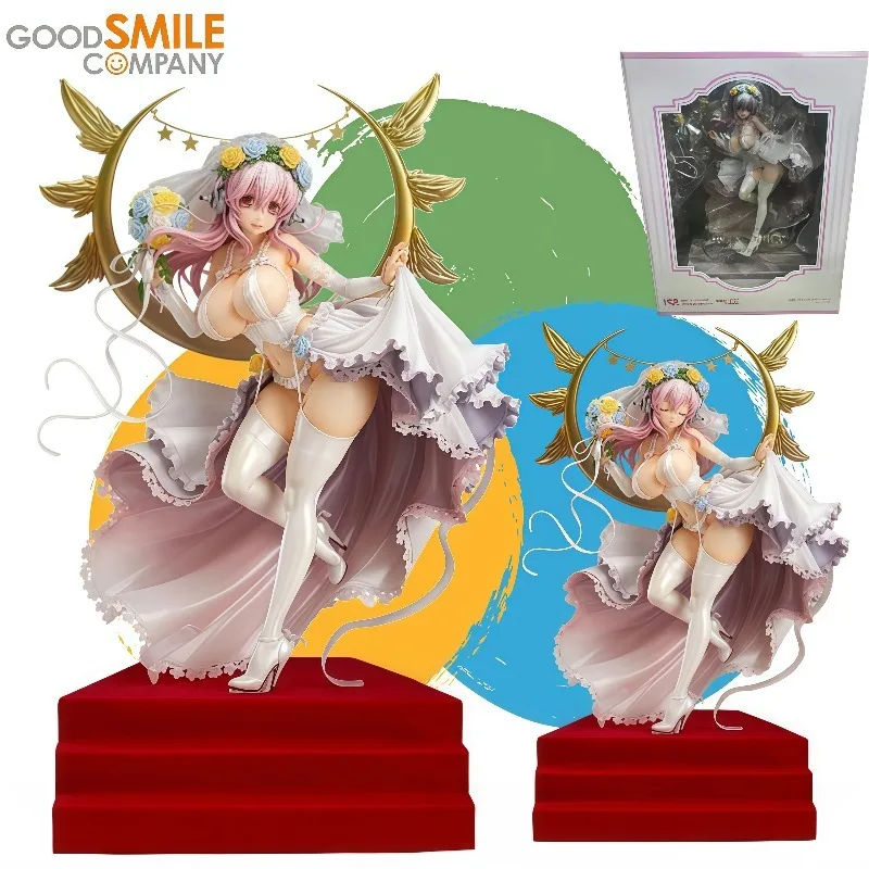 Genuine in Stock GSC 1/6 Super Sonico 10th Anniversary Wedding Dress Ver. High-end Hobby and Collectible Anime Character
