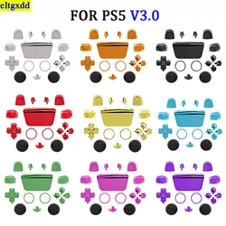 cltgxdd 1 set of FOR PS5 V3 3.0 controller D-pad shared button kit electroplated button L1 R1 L2 R2 operation button kit