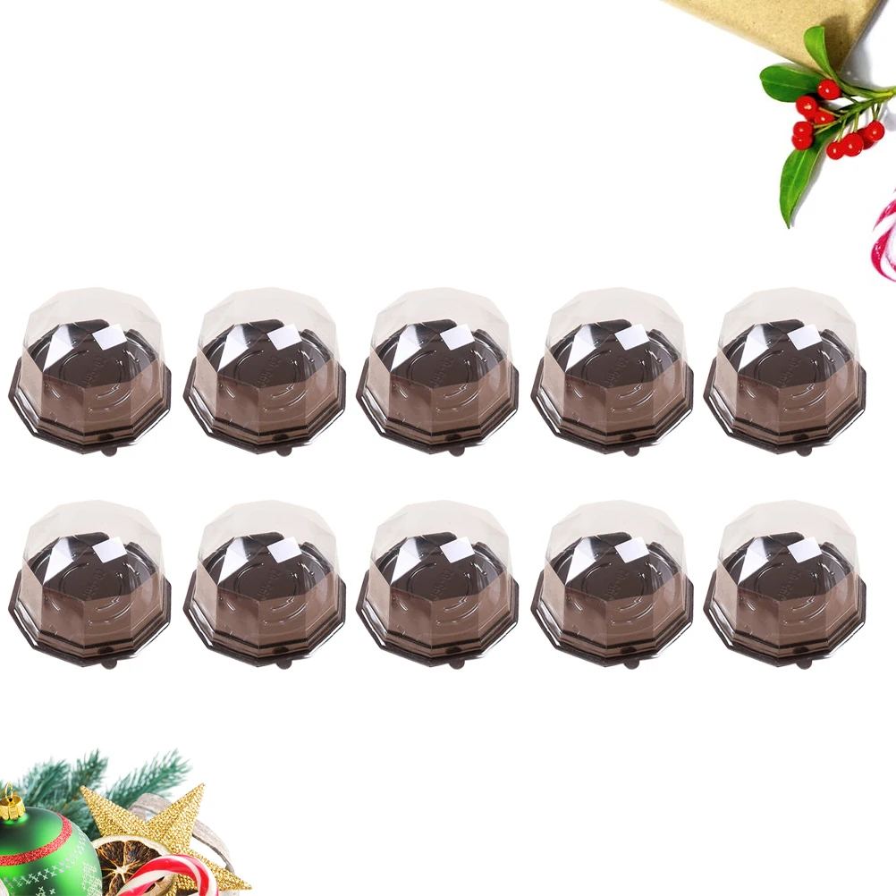 

50pcs Cake Food Container Containers Party Favor Boxes Disposable Diamond Dessert Boxes Wedding Birthday