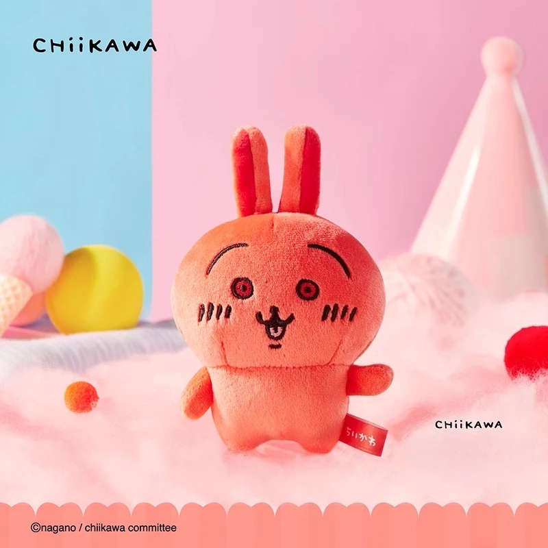 

Chiikawa Red Usagi Doll Keychain, Cute Mini, an Adorable Anime Doll Gift for Girls