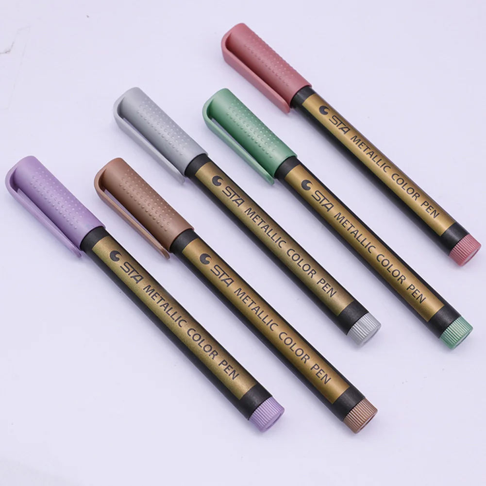 파이어 페인트 마커 DIY 봉투 봉인 왁스 스탬프 마커 펜 초대장 장식 유리 플라스틱 돌 종이용 특수 그래피티