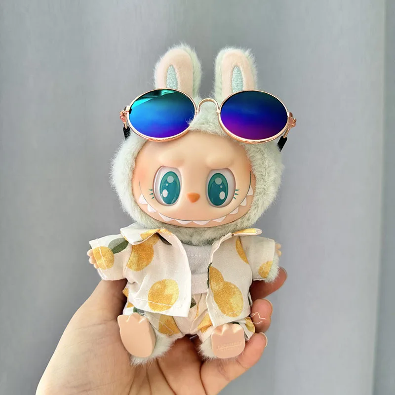 17cm Cute Mini Plush Doll'S Clothes Outfit Accessories For Korea Kpop Exo Labubu II Idol Dolls Beachwear Clothing DIY Kid Gift