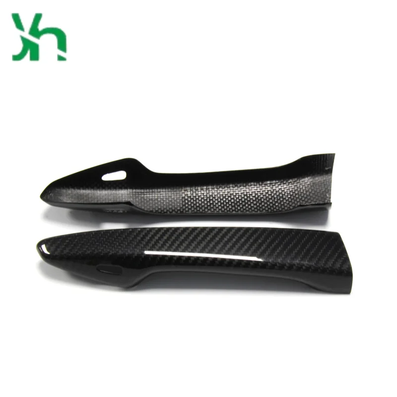 بالنسبة لكزس GT هو غطاء مقبض الباب الجانبي من ألياف الكربون الحقيقية ES GS RX Classic #5