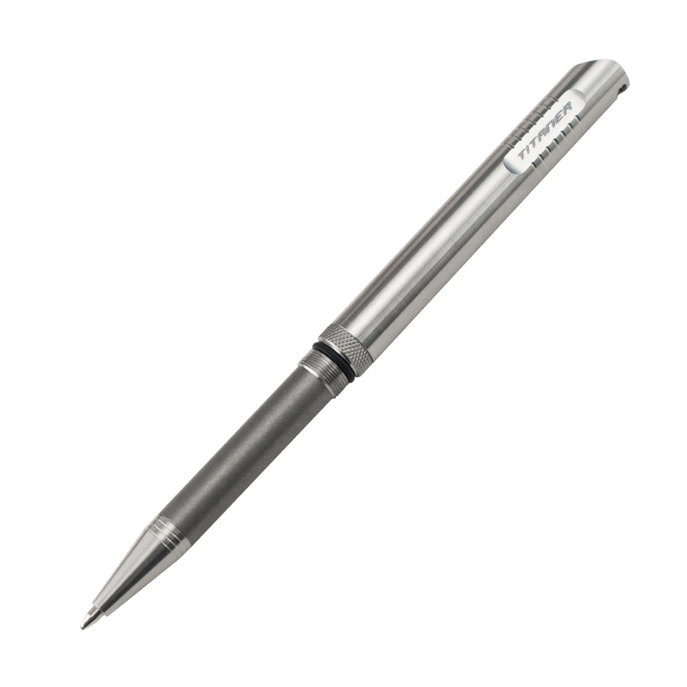 1 Piece  TITANER MINI Titanium Alloy Tactical pen  outdoor  self-defense pen  portable signing  pen