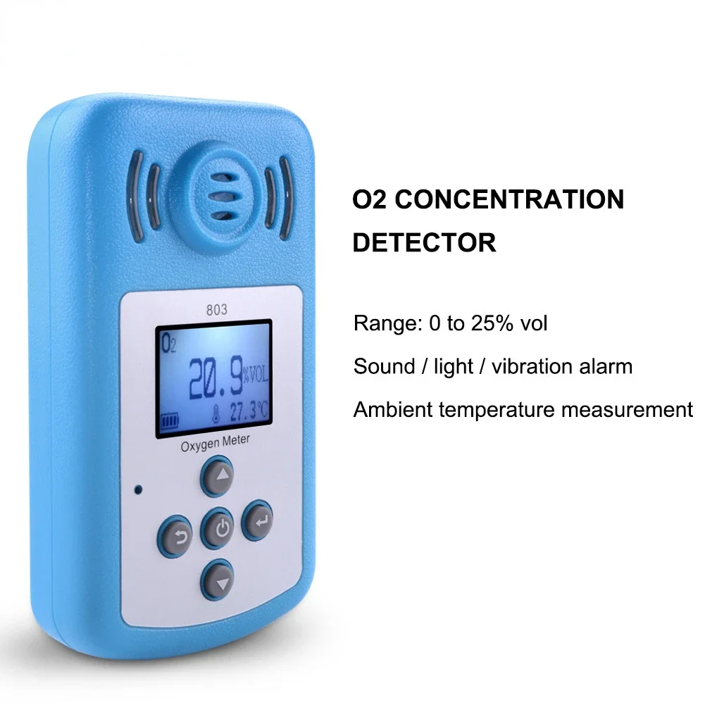 KXL803 Portable O2 Oxygen Detector Oxygen Concentration Detector Oxygen Content Tester