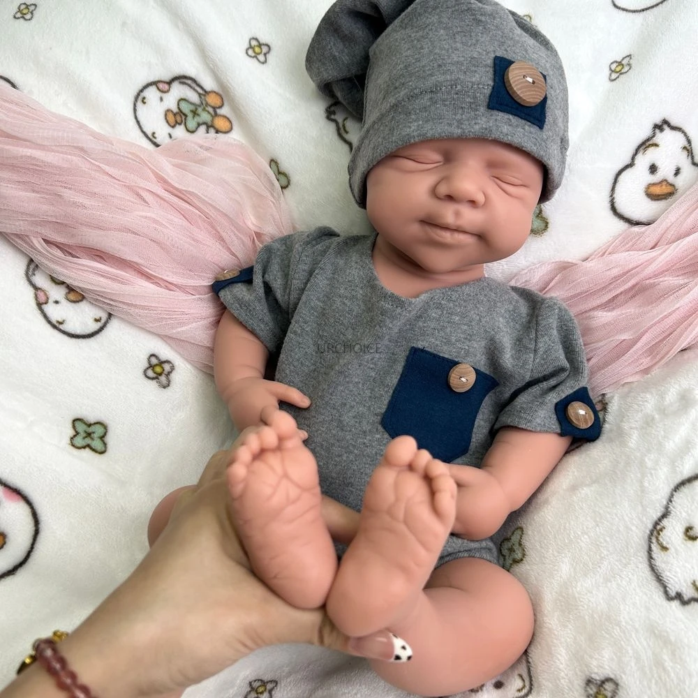 Soft Touch 50cm Baby Girl/Boy Pascale handmade silicone renascido boneca ponderado branco renascimento boneca para artista colecionador crianças brinquedo