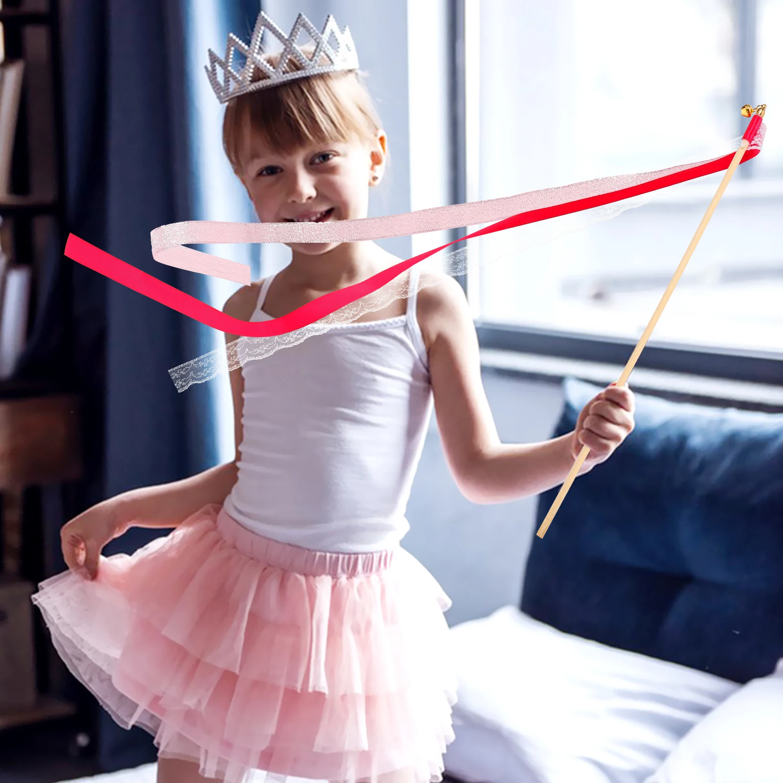 

10 Pcs Ribbon Fairy Decorative Sticks Wedding Party Supplies DIY Decoration Accessories Magical Ribbon Sticks