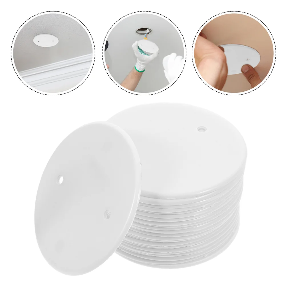 Wire White Panel Flush Mount Ceiling Light Bathroom Outlet Cover Outdoor Pp Cord Covers Boxes