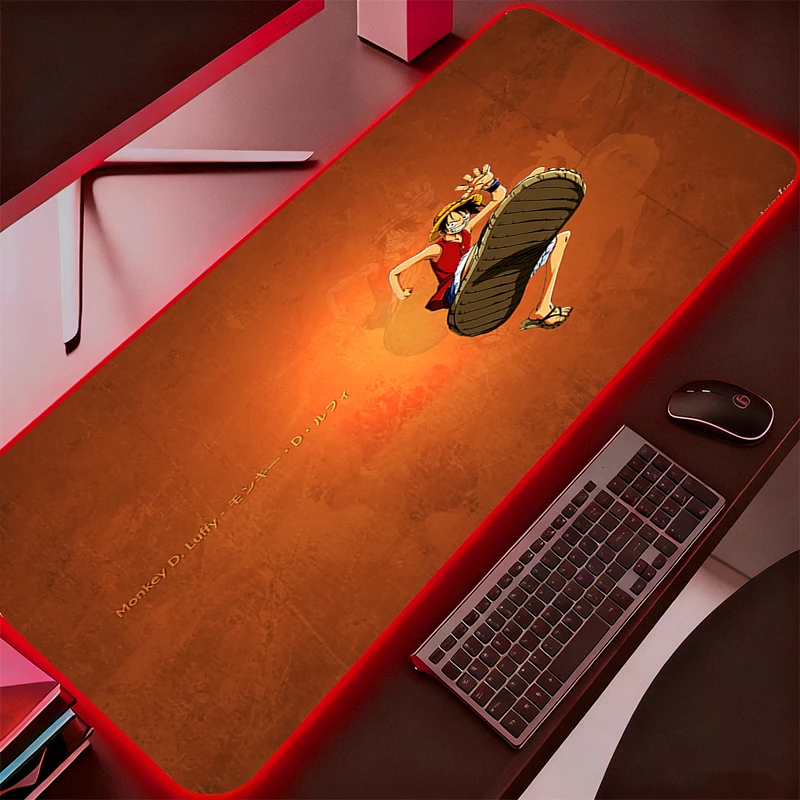 

RGB Large E-sports Mouse Pad One Piece Smooth Flexible Rubber Gamer PC Computer Keyboard Backlight LED Mosuepad durable
