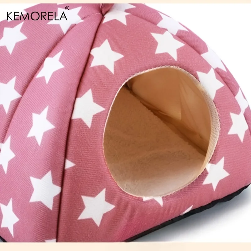 Waschbares Kaninchenversteck und -bett aus Fleece für Innenbereich, auch als Unterschlupf für Meerschweinchen und andere Kleintiere geeignet – Detail 7