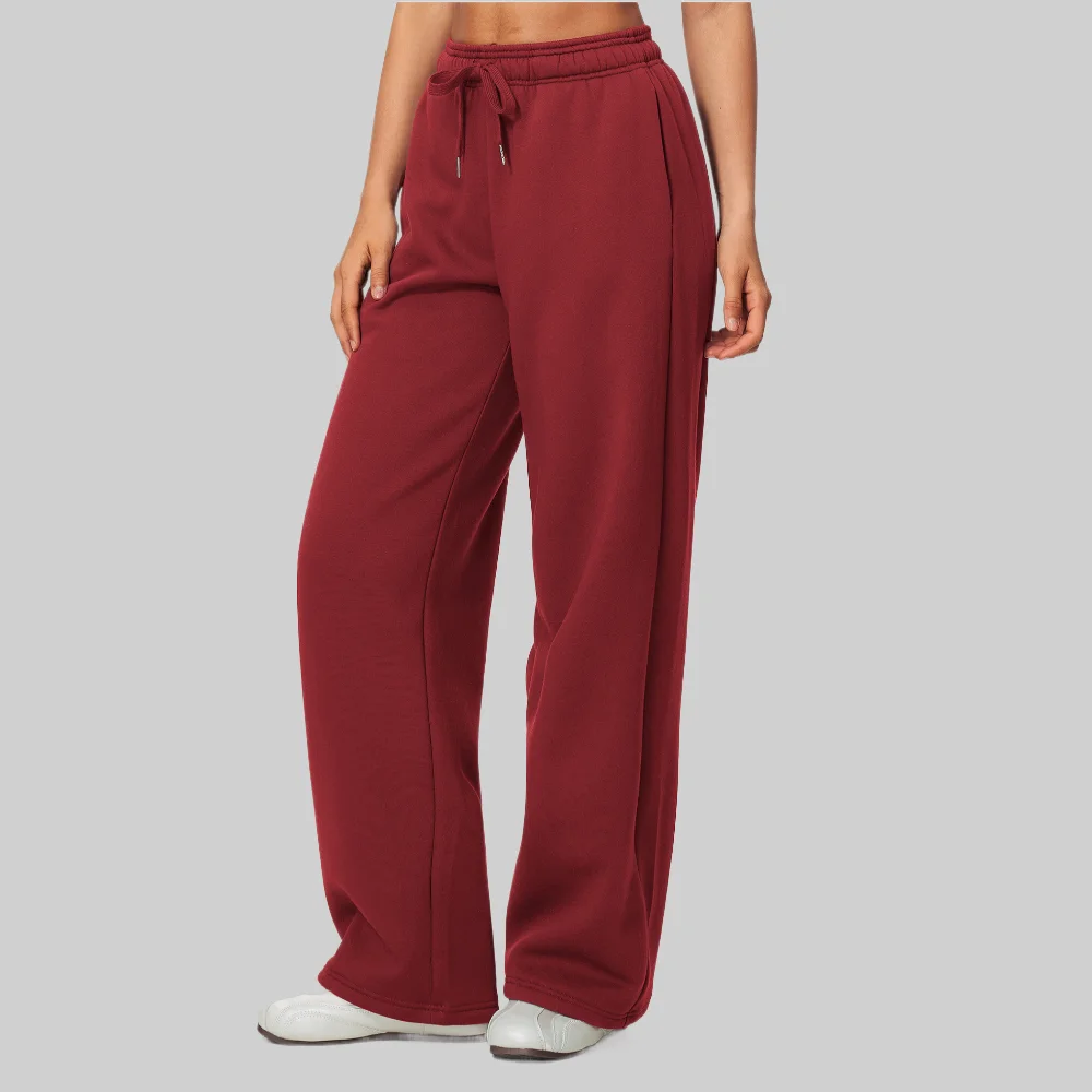 Winter New Sports Pants Women Yoga Pants Running Fitness High Waist Slimming Comfortable Warm Loose Sanitary Pants Workout Pants