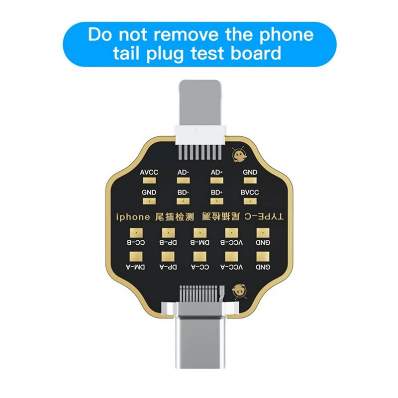 Best-Non-Removal Mobile Phone Tail Plug Test Board Tail Insertion Tester For Iphone Type-C Phone Fast Charging Detection Tool
