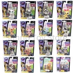 Hasbro Littlest Pet Shop New Series Toy Dolls Gracie Plainville Bunny Ross Puffer Auckland Big Eyes Pet Ornaments for Kids Gifts