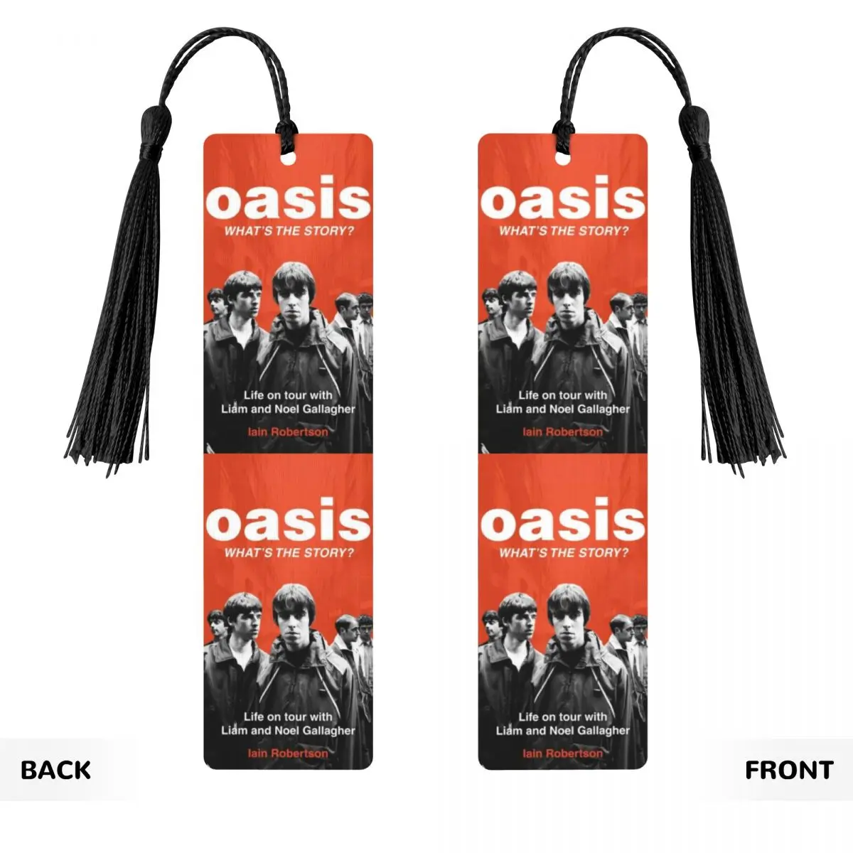 O-Oasises Bookmark For Books Stationery Funny Alternative Rock Band Vintage Reading Accessory Perfect Students Gift Book Mark