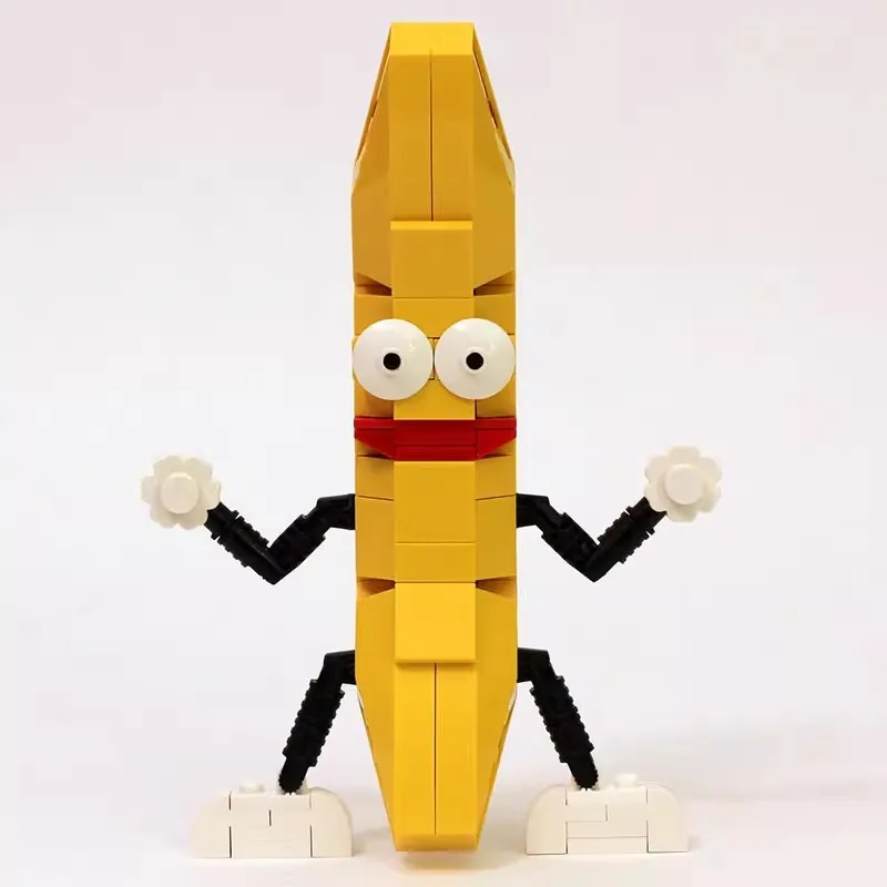 Bricklink Ideas MOC Dancing Banana Man Creative Expert Building Blocks Toys For Children Christmas Gift