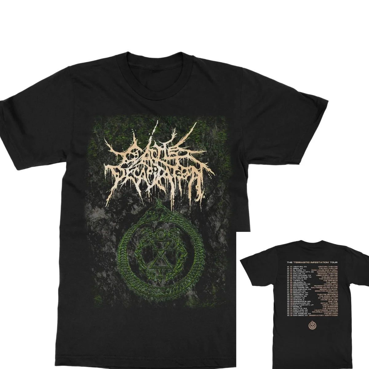 Cattle Decapitation Inspect Sign Casual T-shirt Luxury Brand for Men and Women Top 2026 New Band Rock Logo