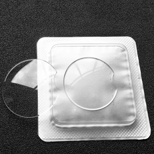 Imagen 2 del producto Lente de reloj Mineral para Ballon Bleu de Cartier 28 33 36mm dial doble cúpula reloj cristal espejo transparente carga de repuesto