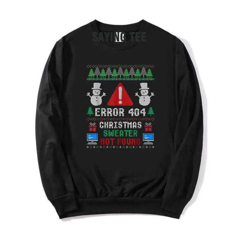 خطأ في الكمبيوتر ، سترة عيد الميلاد القبيحة ، تي شيرت مضحك ، مبرمج كمبيوتر مضحك ، زي عيد الميلاد الطالب الذي يذاكر كثيرا