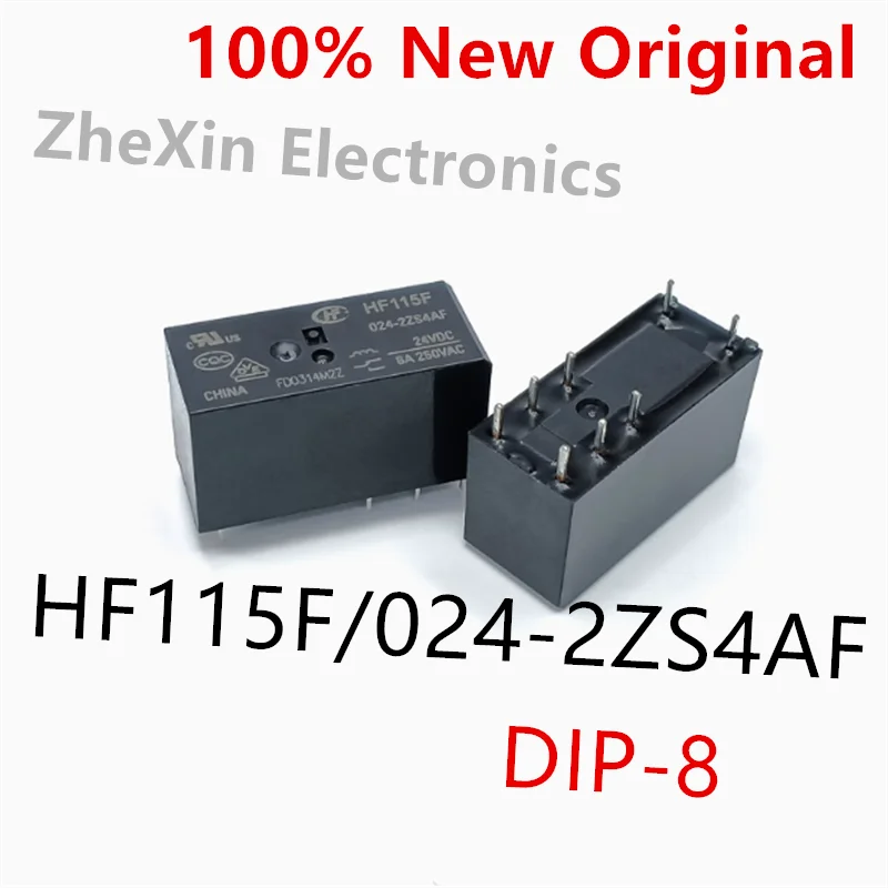 10PCS/Lot  HF115F/024-2ZS4AF 、HF115F/012-2ZS4AF 、HF115F/005-2ZS4AF  New power relay  HF115F-012-2ZS4AF 、HF115F-024-2ZS4AF