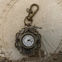 Classic Retro Flower Pendant Pendant Watch Necklace Watch Student Cute Electronic Quartz Watch