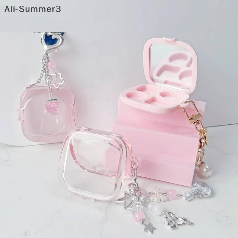 空のライト4グリッド長方形アイシャドウリップスティックコンシーラーパウダーボックスケース化粧品パッキングDIYアイシャドウ化粧品用穴付き