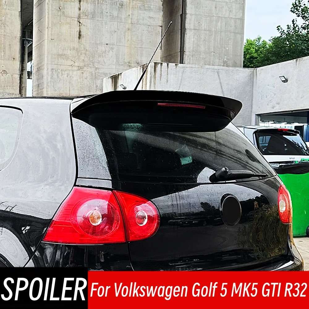 

For 2004 05 06 07 08 09 VW Volkswagen Golf 5 MK5 GTI R32 Rear Roof Trunk Lid Spoiler Wings Car Exterior Tuning Accessories Part