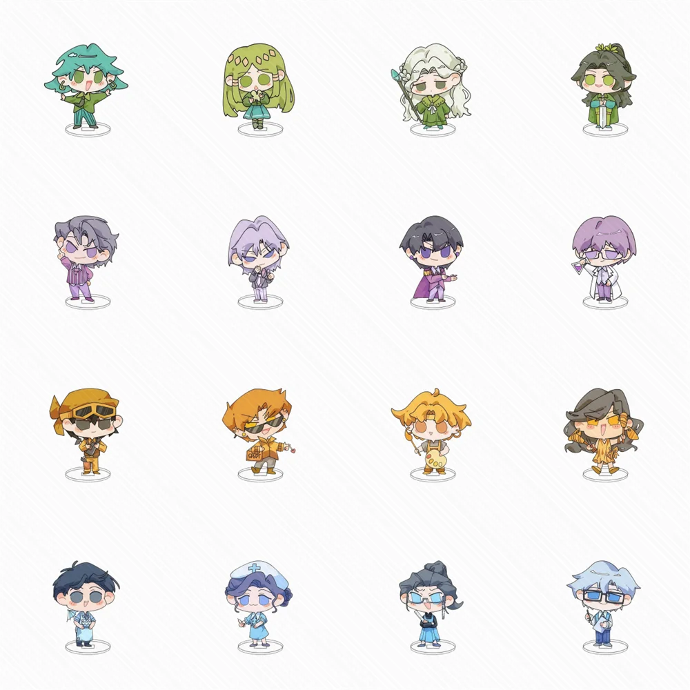 لطيف مضحك MBTI infp entp اكسسوارات زينة الاكريليك حامل المعلقات مجردة ملتوي جمع هدايا عيد الميلاد