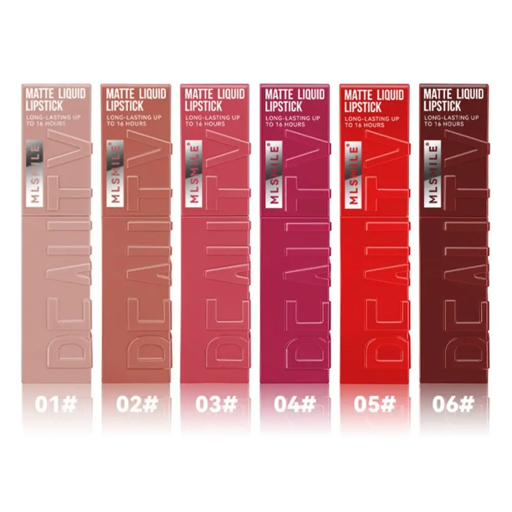 Esmalte labial de longa duração, batom fosco hidratante, brilho labial suave, blush rosa, nu, meninas