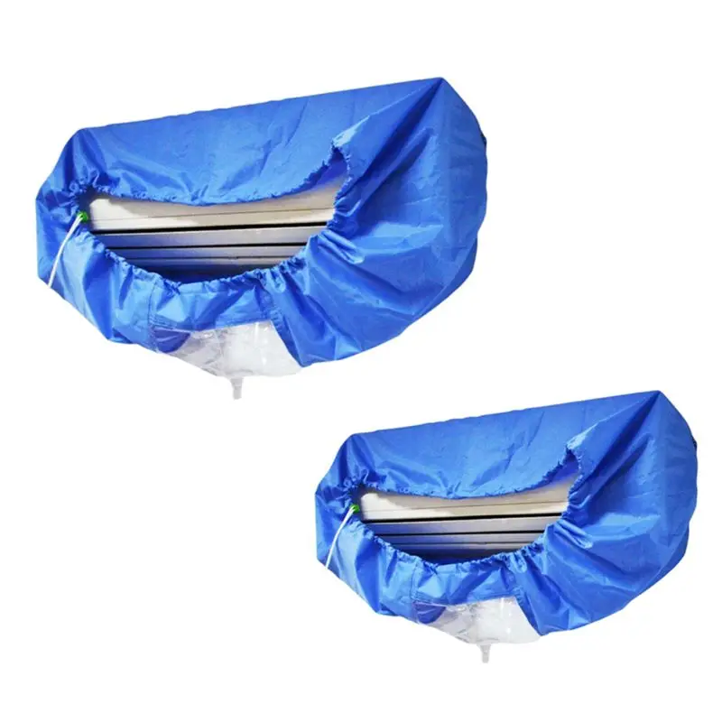 Split Air Conditioning Cleaning Cover Bags Waterproof Panels Wall Mounted X3UC