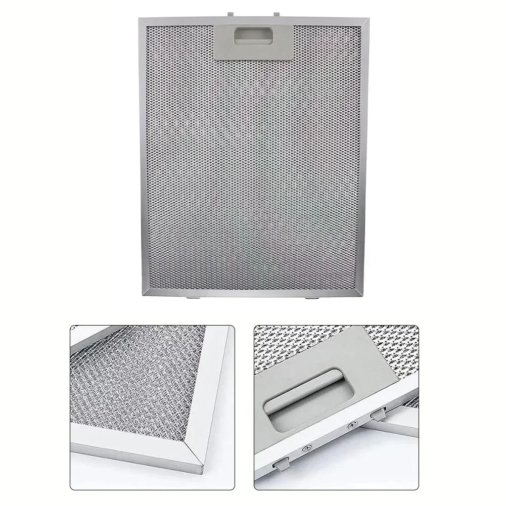 Range Hood Filter Cooker Hood Grease Filter Kitchen Extractor Ventilation Aluminium Aspirator Filter Mesh 29x24cm