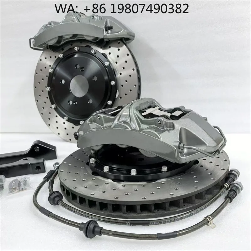 Kit de Freio de Alta Performance com 6 Pistões, Sistema de Freio Grande para Carros Esportivos, SUVs Compactos e Sedans de Médio Porte, Universal Refi
